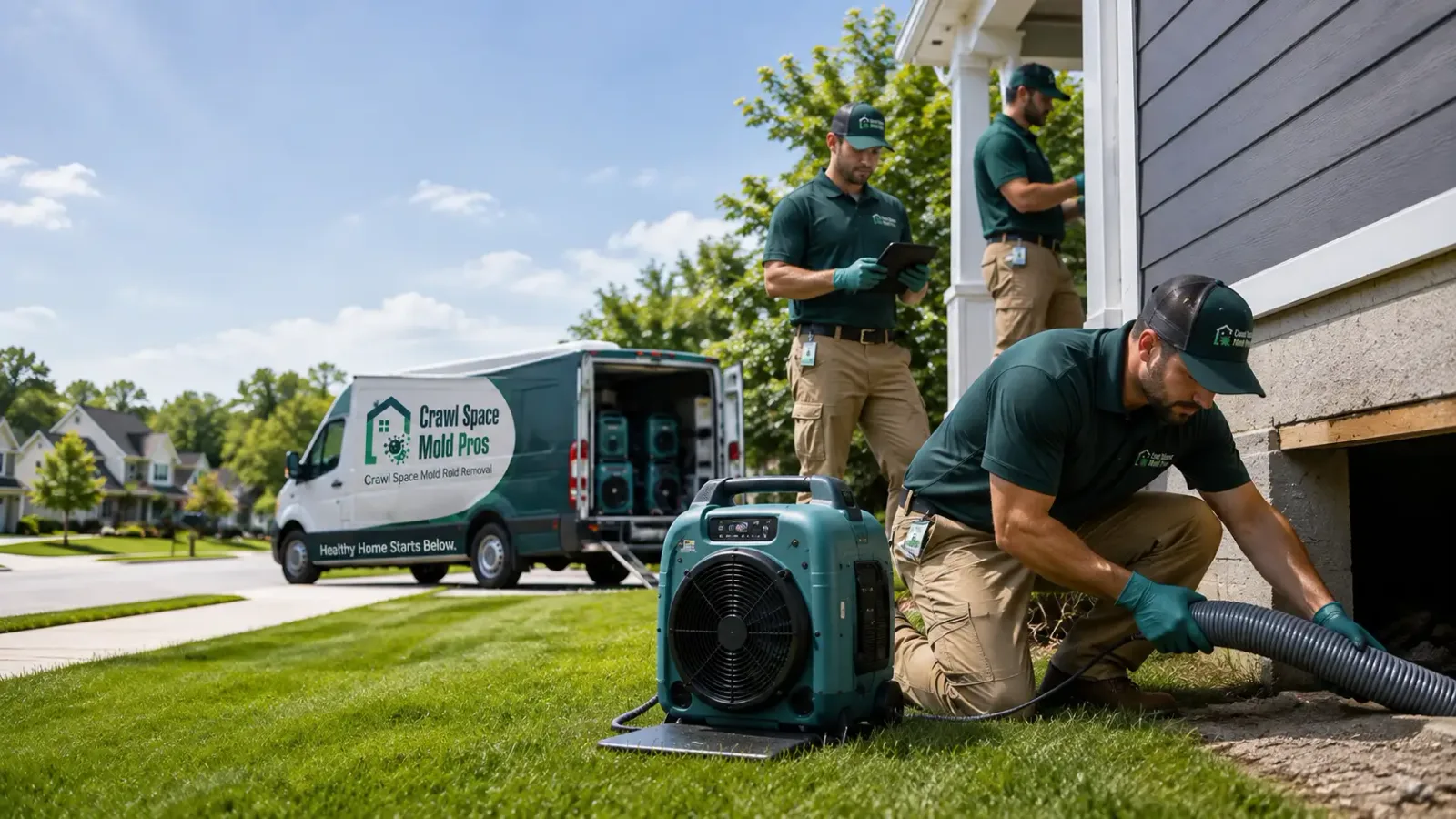 Crawl Space Mold Removal in Dixon, WY